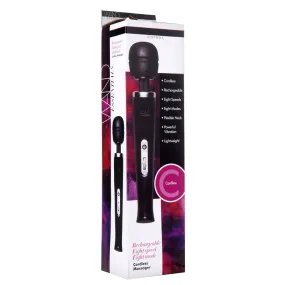 8 Speed 8 Mode Wand Rechargeable - Black