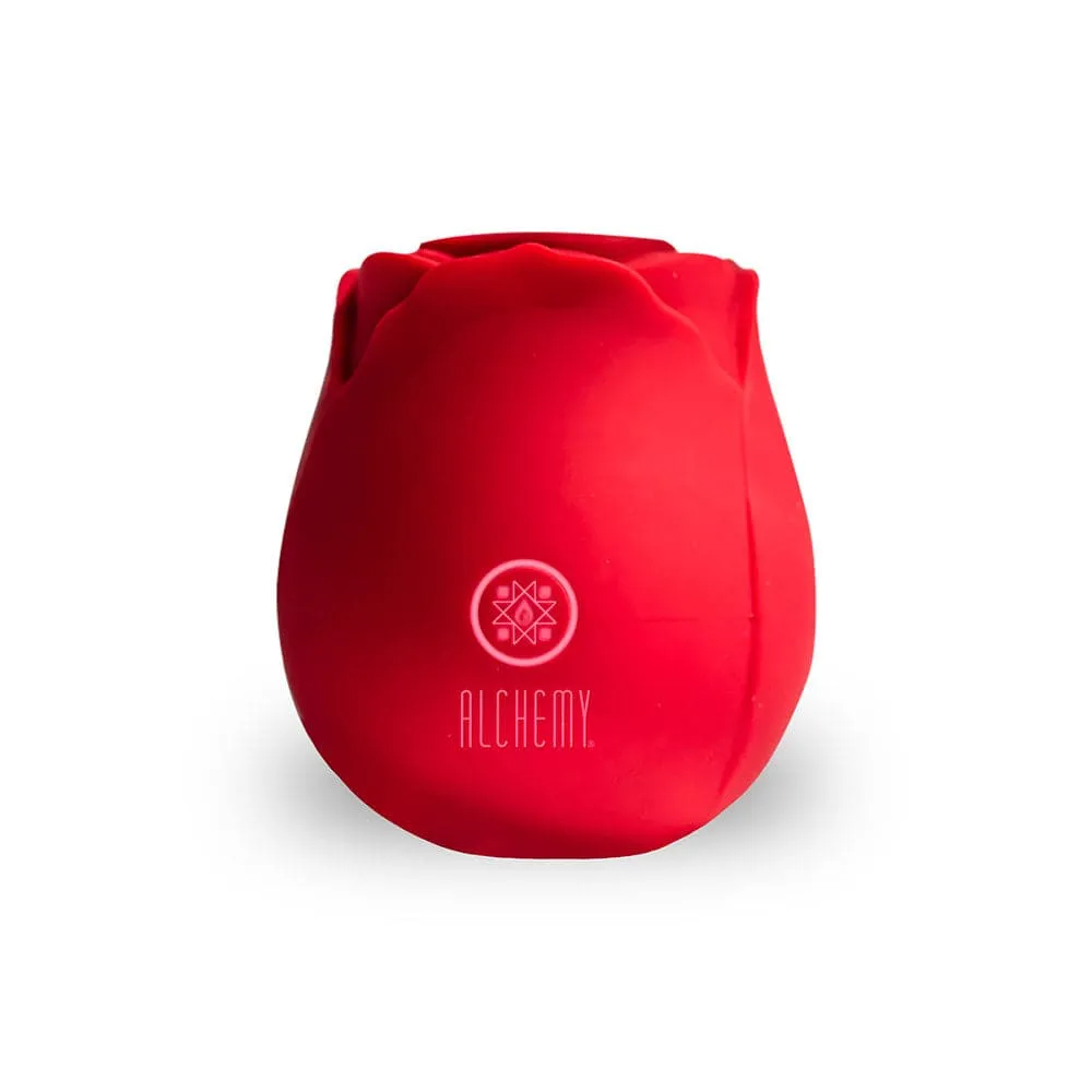 Alchemy Rosebud Luxury Air-Pulse Massager - Red