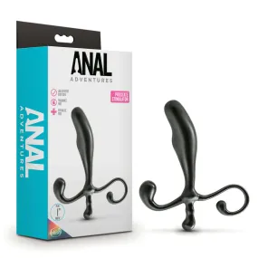 Anal Adventures Prostate Stimulator - Black, Elevate Your P-Spot Pleasure