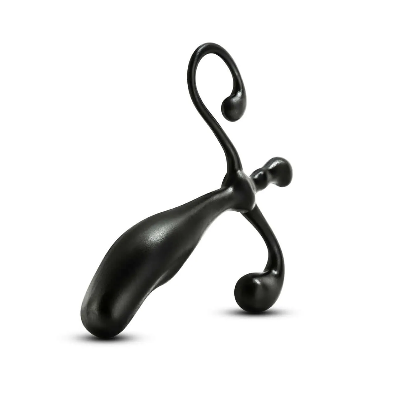 Anal Adventures Prostate Stimulator - Black, Elevate Your P-Spot Pleasure