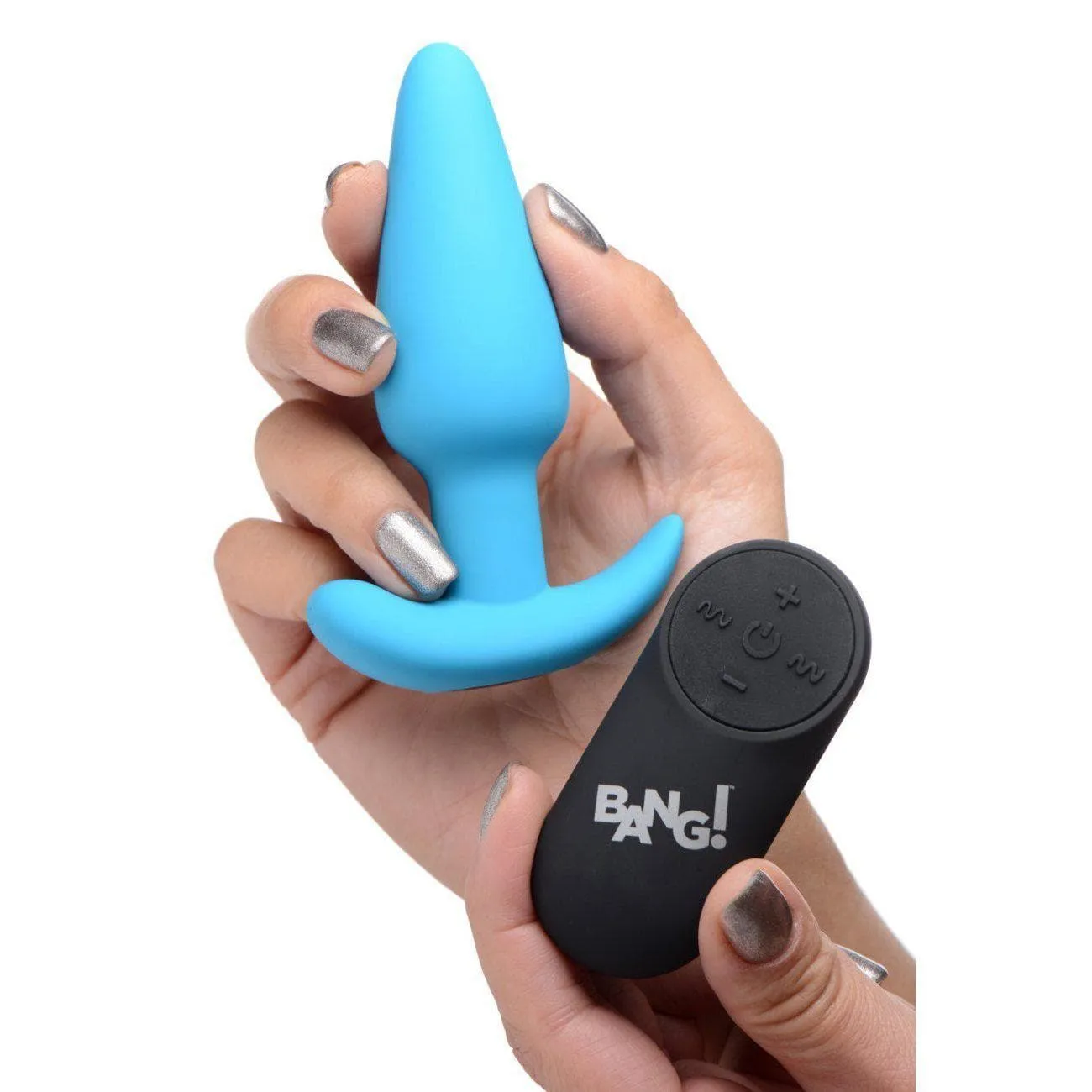 Bang! 21 Function Vibrating Silicone Rechargeable Butt Plug With Remote Control