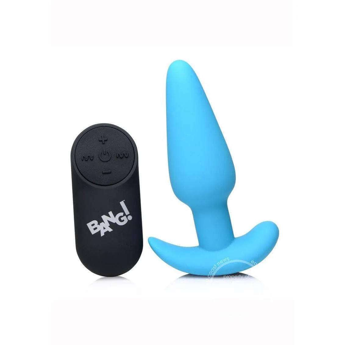 Bang! 21 Function Vibrating Silicone Rechargeable Butt Plug With Remote Control