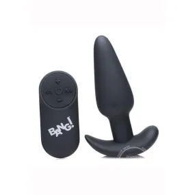 Bang! 21 Function Vibrating Silicone Rechargeable Butt Plug With Remote Control