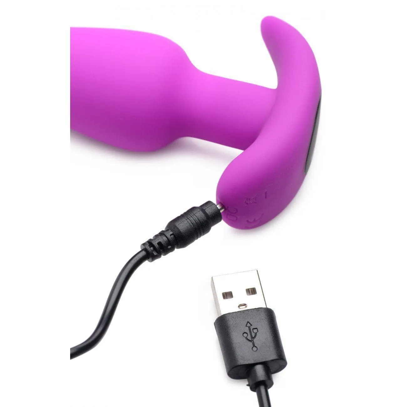 Bang! 21 Function Vibrating Silicone Rechargeable Butt Plug With Remote Control