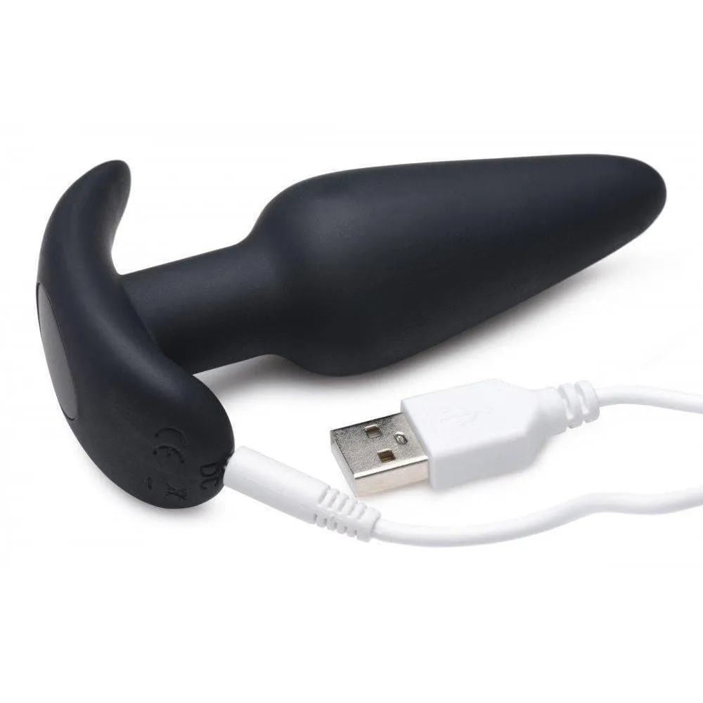 Bang! 21 Function Vibrating Silicone Rechargeable Butt Plug With Remote Control