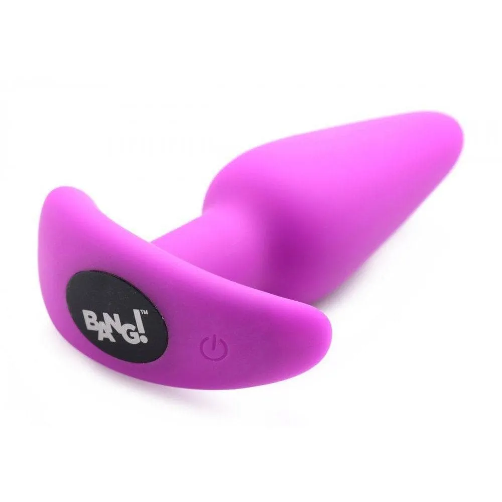 Bang! 21 Function Vibrating Silicone Rechargeable Butt Plug With Remote Control