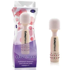 Blush Play with Me Cutey Wand Mini Vibrator White