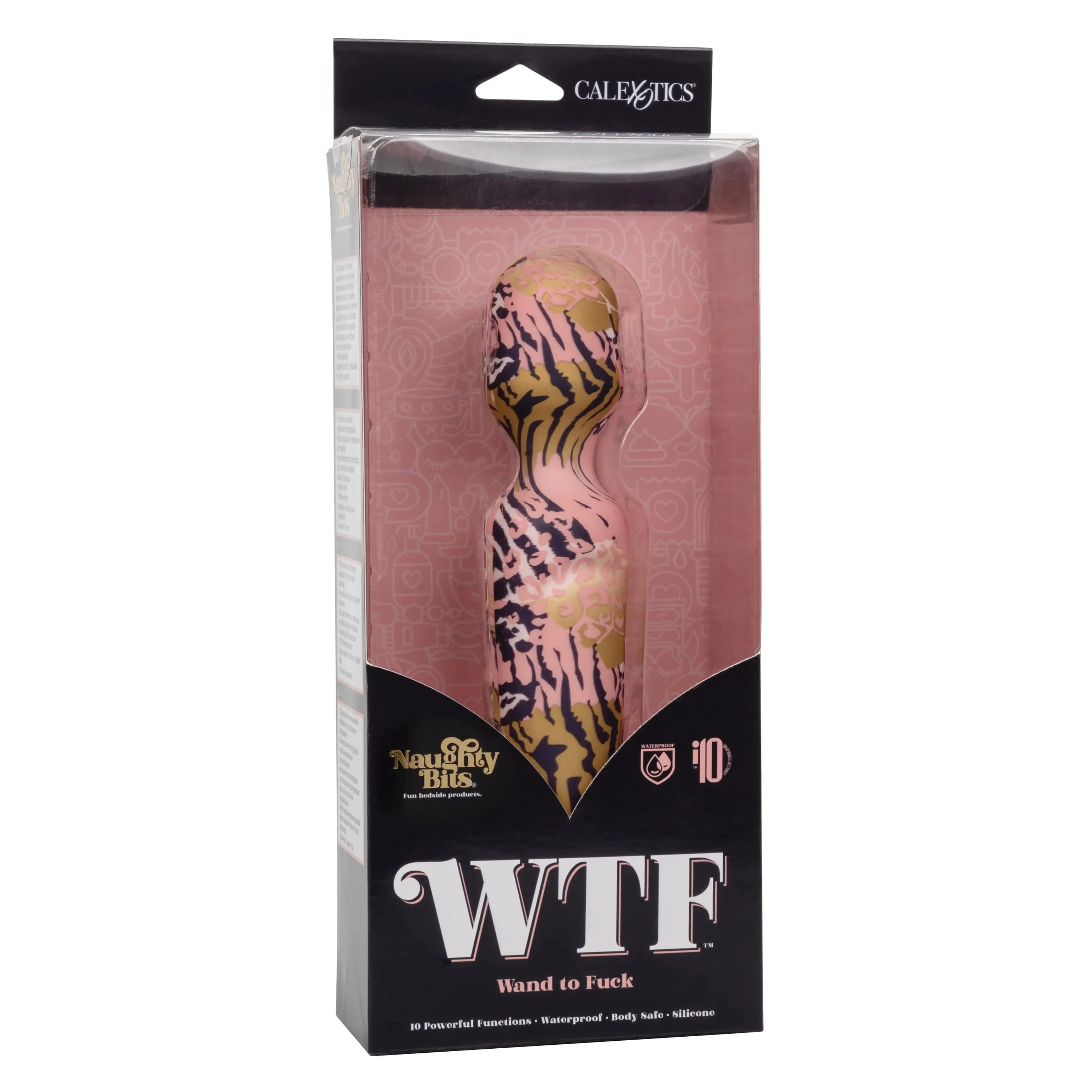 California Exotics - Naughty Bits WTF Wand To F*ck Wand Massager (Multi Colour)