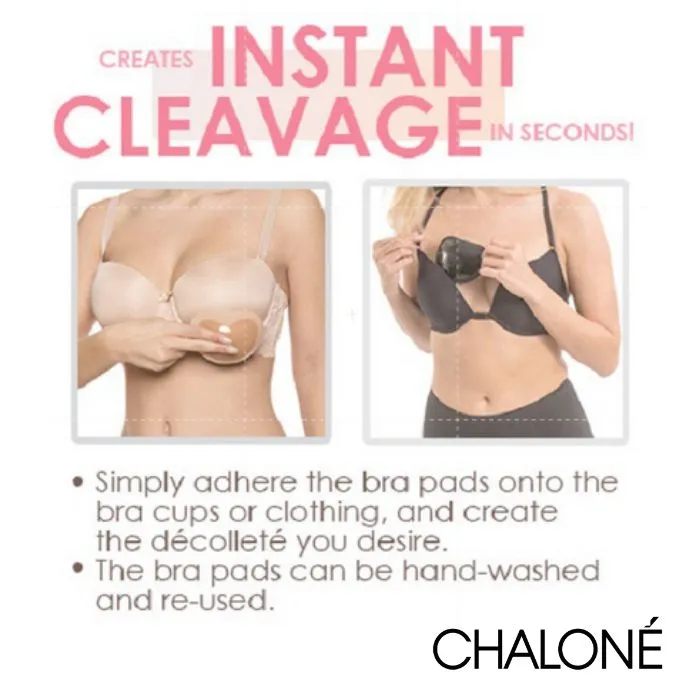 Chalone Adhesive Bra Pads Instant Cleavage Ideal for Bridal gown