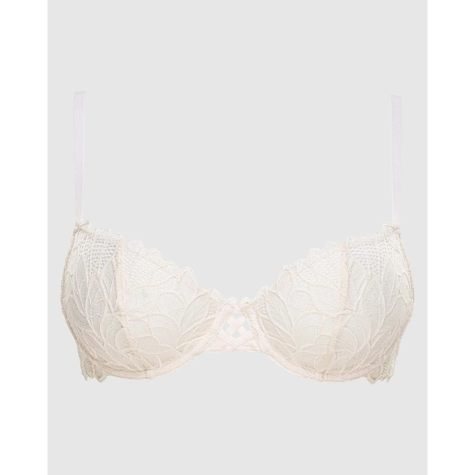 Divine Unlined Wired Lace Balconette Bra