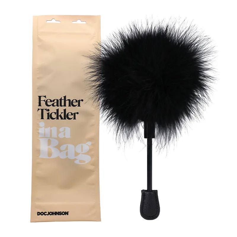 Doc Johnson In A Bag Feather Tickler Black