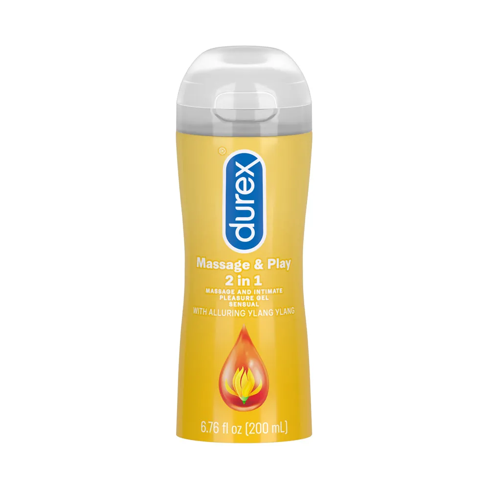 Durex Massage & Play 2 in 1 Sensual Ylang Ylang - 6.76 Fl. Oz. / 200 ml