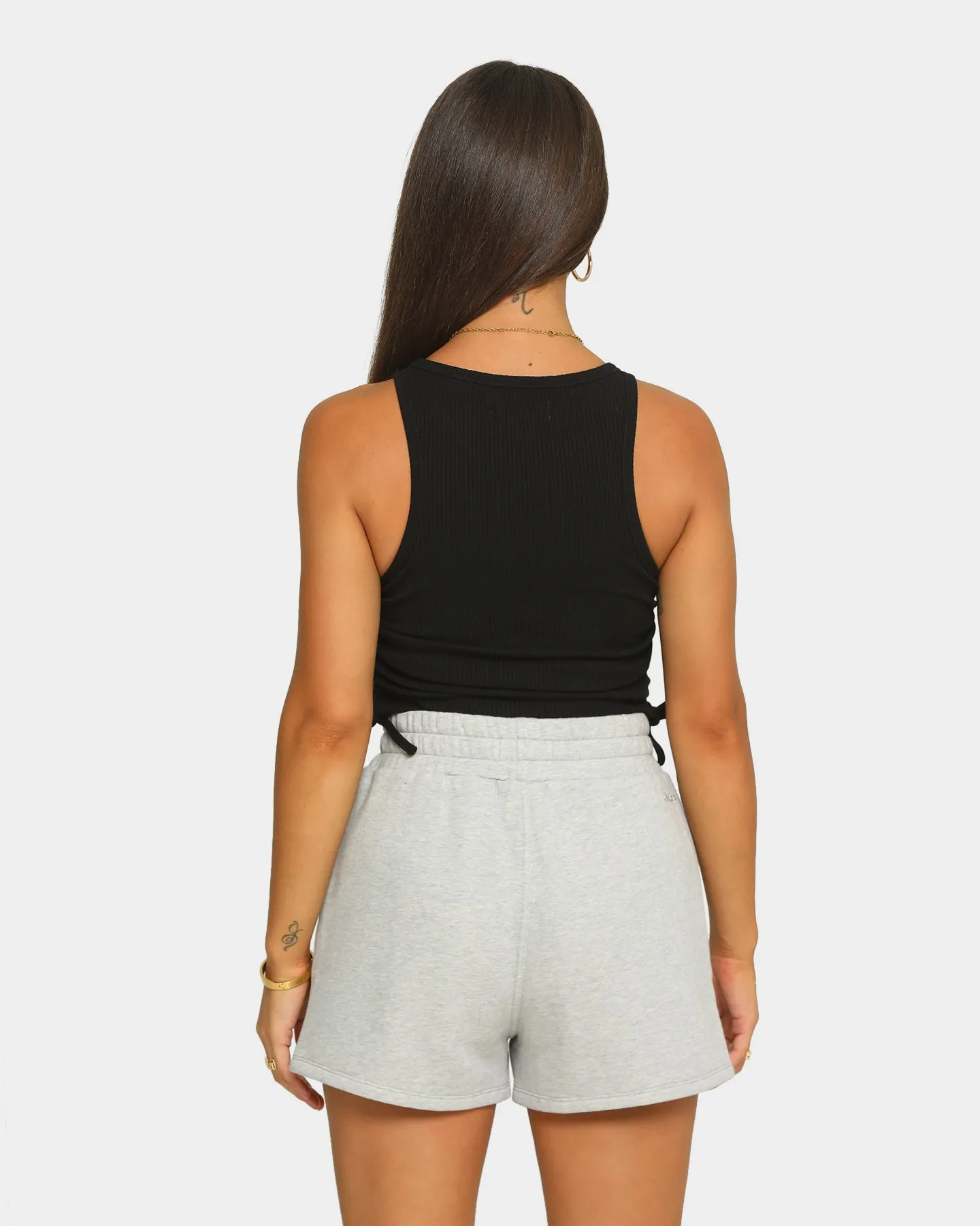 EN ES Women's Shuffle Cropped Tank Black