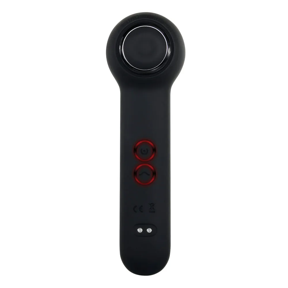 Evolved Tap Dance Rechargeable Silicone Pulsing Vibrator Black