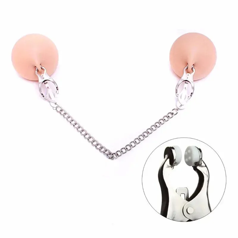 Extreme Pain! Adjustable Stainless Steel Nipple Clamps