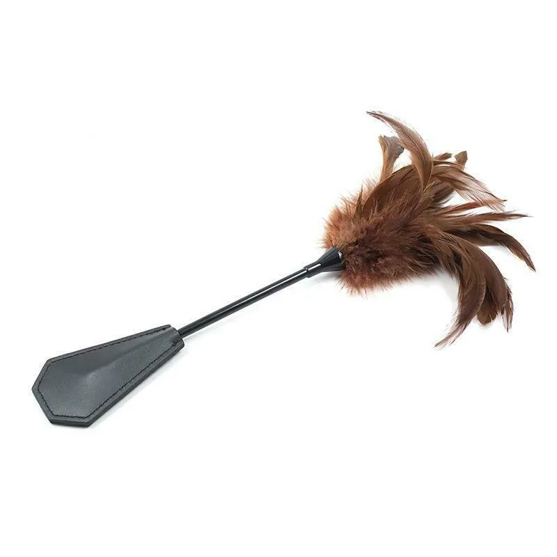 French Maid Feather Tickler and Spanking Crop