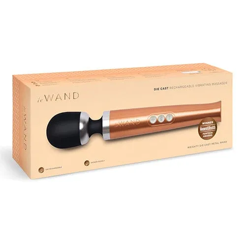 Le Wand - Die Cast Rechargeable Wand Massager (Rose Gold)