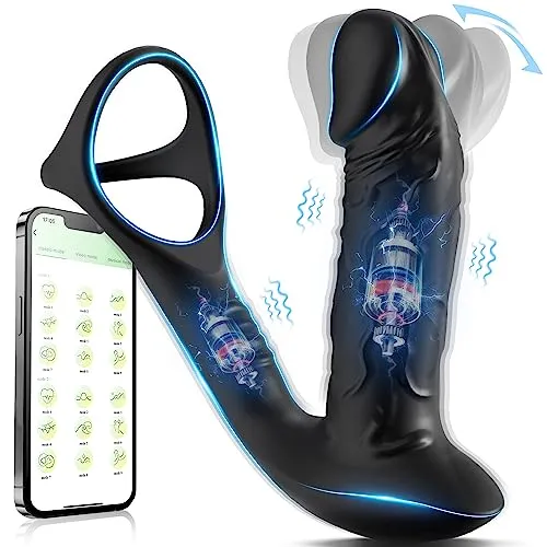 LeoKane - Prostate Massager with 9 Vibration Settings & Wiggle Motions