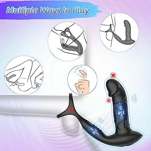 LeoKane - Prostate Massager with 9 Vibration Settings & Wiggle Motions