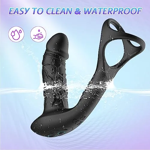 LeoKane - Prostate Massager with 9 Vibration Settings & Wiggle Motions