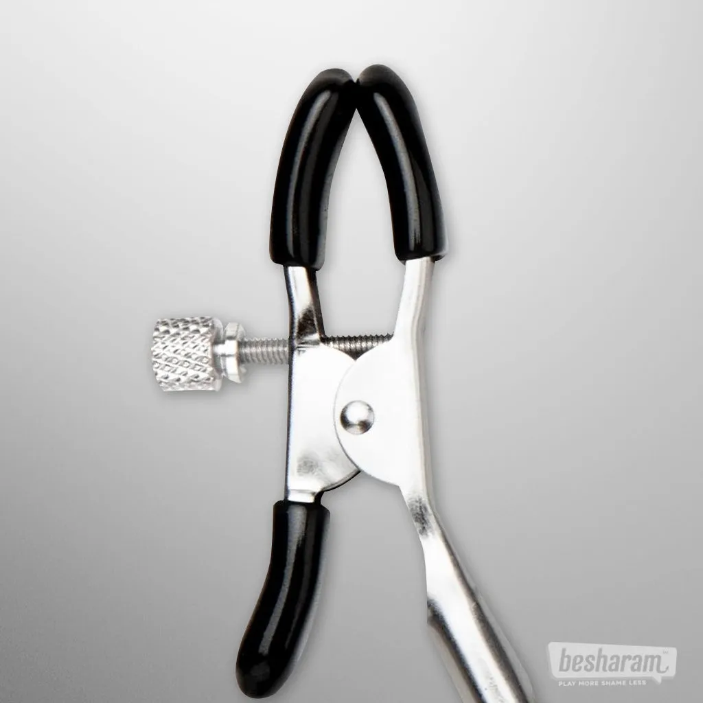 Lux Fetish Adjustable Nipple Clamps & Clit Clamp