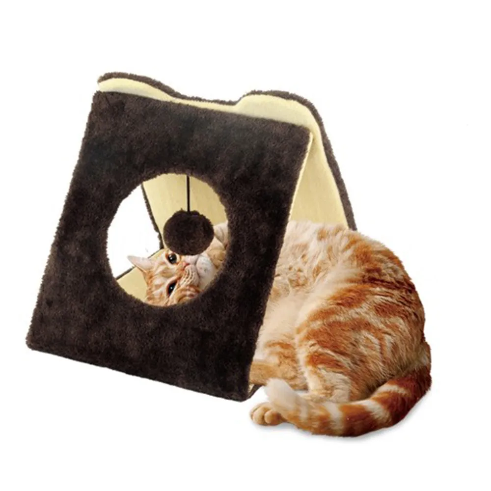 Marukan Cat Scratcher Triangle Tunnel (CT275)