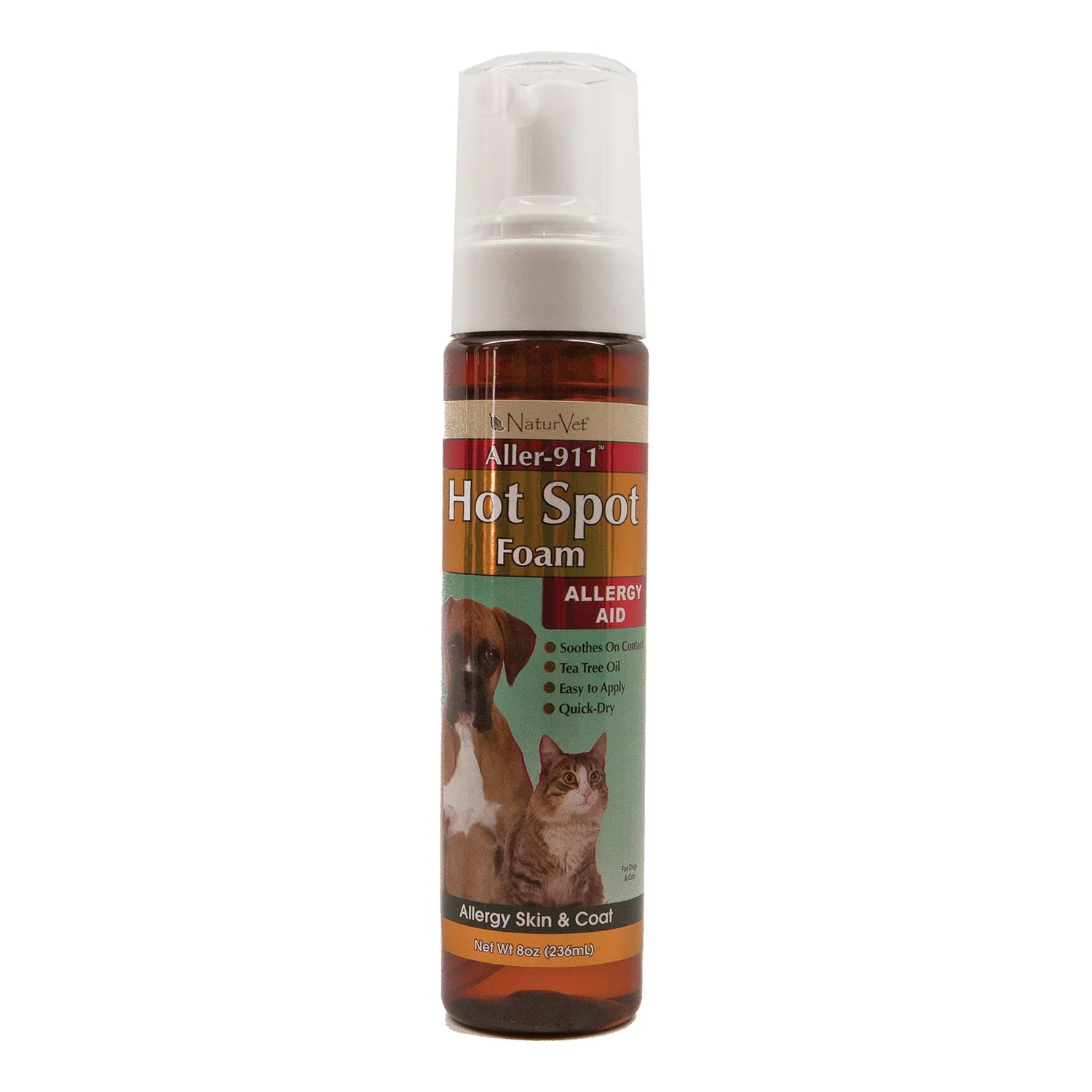 NaturVet Aller-911 Hot Spot Foam 8oz