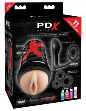 Pipedream Extreme Elite AssGa SmallVibrating Kit