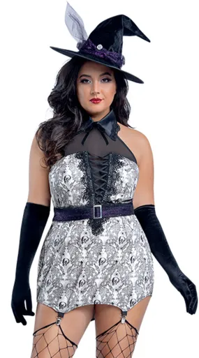 Plus Size Gothic Elegance Witch Costume