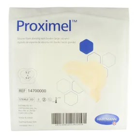 Proximel 14700000 Silicone Bordered Foam Dressing, Box of 5