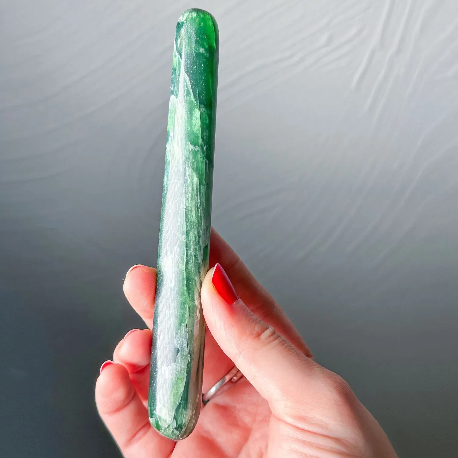 Rare A-Grade Green Kyanite Wand