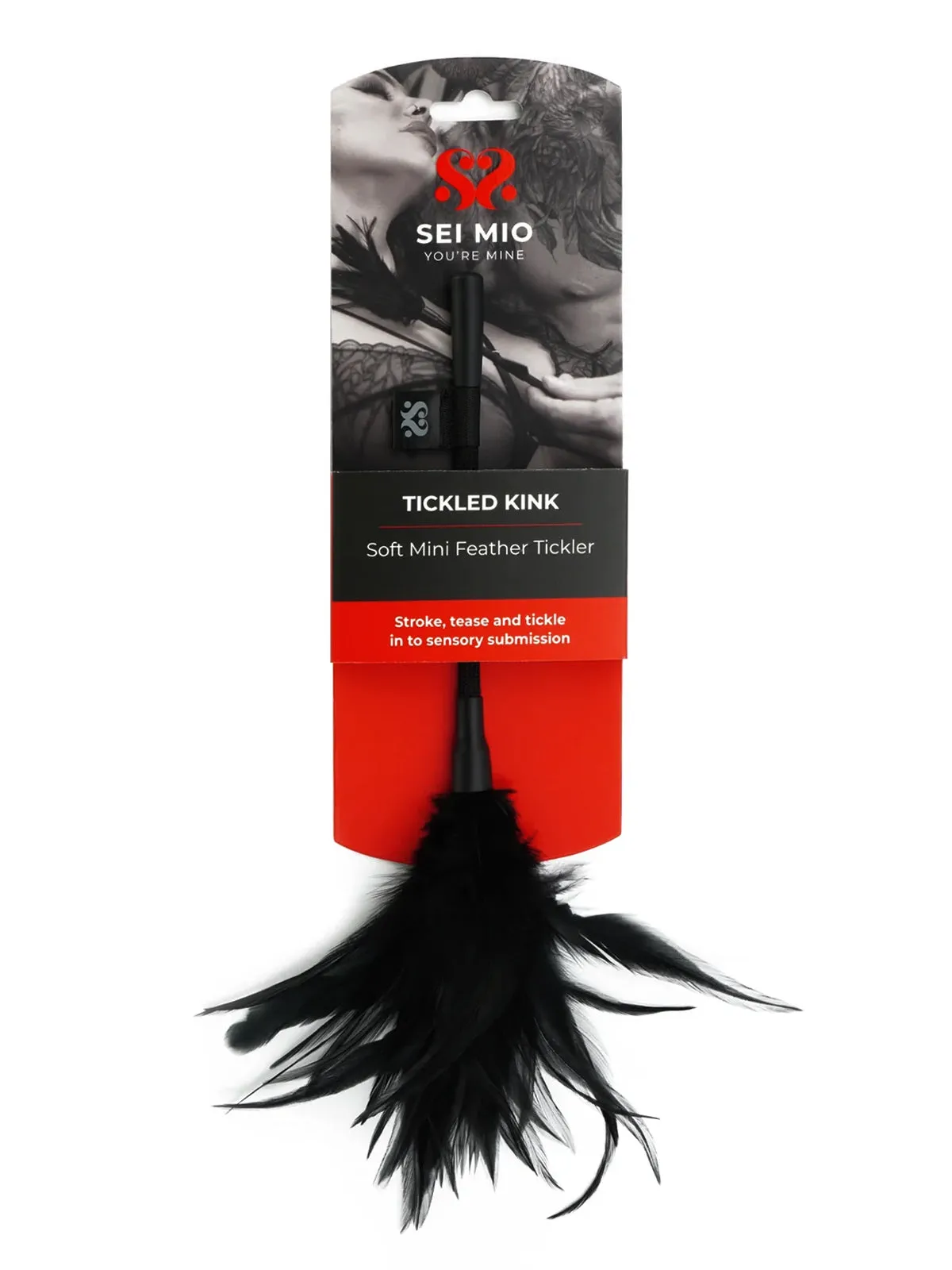 SEI MIO Tickled Kink: Soft Mini Feather Tickler