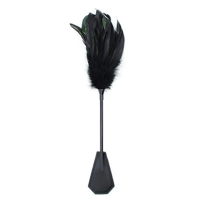 Sexy Maid Feather Tickler and Spanking Crop