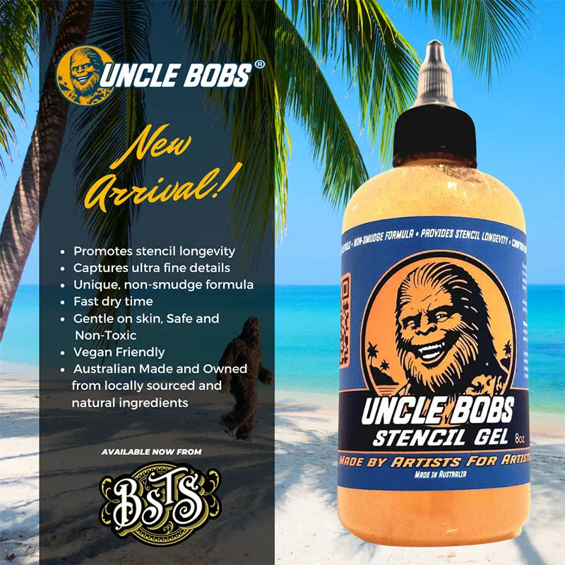 Uncle Bobs Stencil Gel 8oz (240ml)