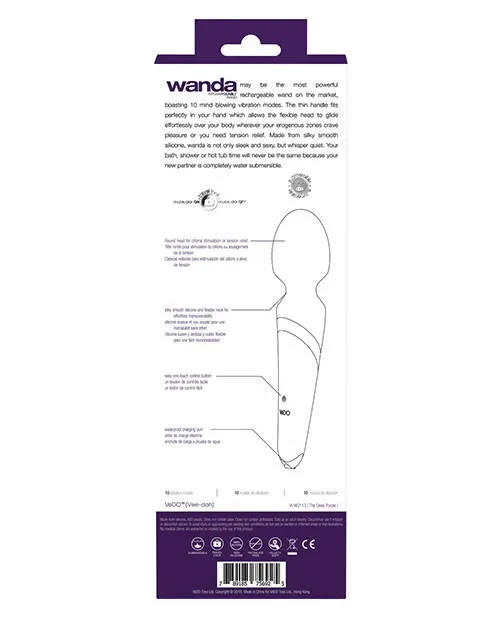 VeDO WANDA Rechargeable Wand (Deep Purple)